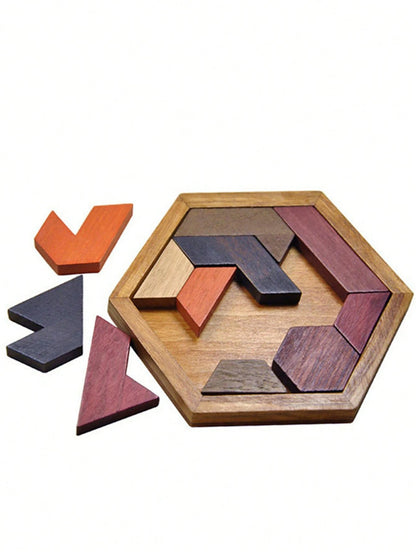 1pc Tangram Design Adult Puzzle