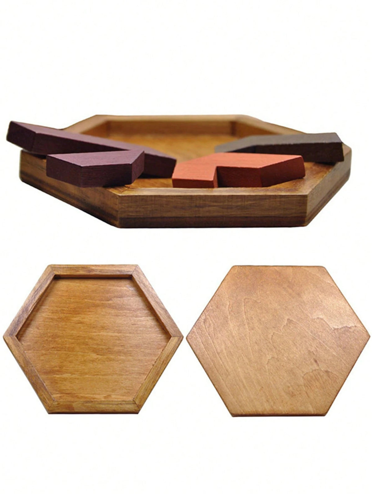 1pc Tangram Design Adult Puzzle