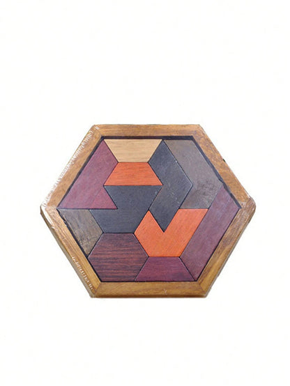 1pc Tangram Design Adult Puzzle