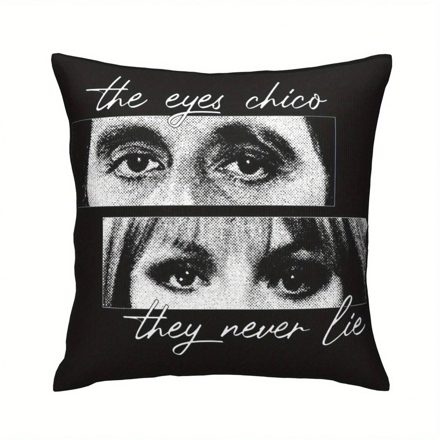 1pc Tony Montana Printed Plush Pillow Case, Suitable For Living Room, Bedroom, Store Decor, Movie Lover Gift, Without Pillow Insert