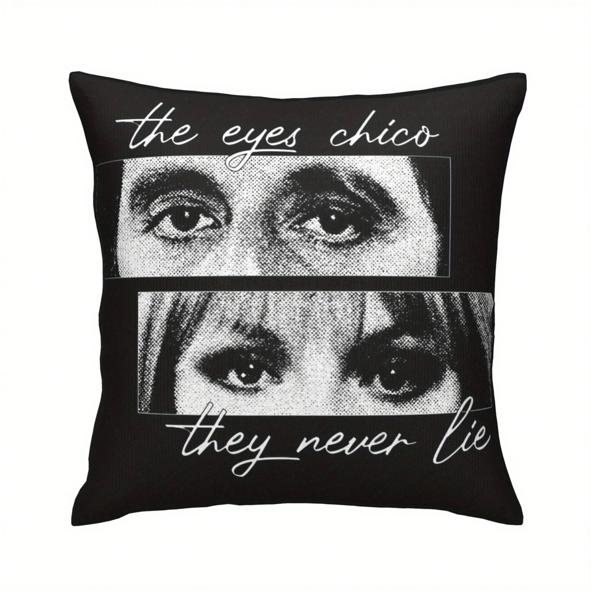 1pc Tony Montana Printed Plush Pillow Case, Suitable For Living Room, Bedroom, Store Decor, Movie Lover Gift, Without Pillow Insert