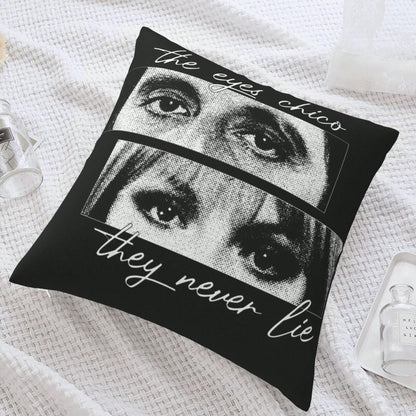 1pc Tony Montana Printed Plush Pillow Case, Suitable For Living Room, Bedroom, Store Decor, Movie Lover Gift, Without Pillow Insert
