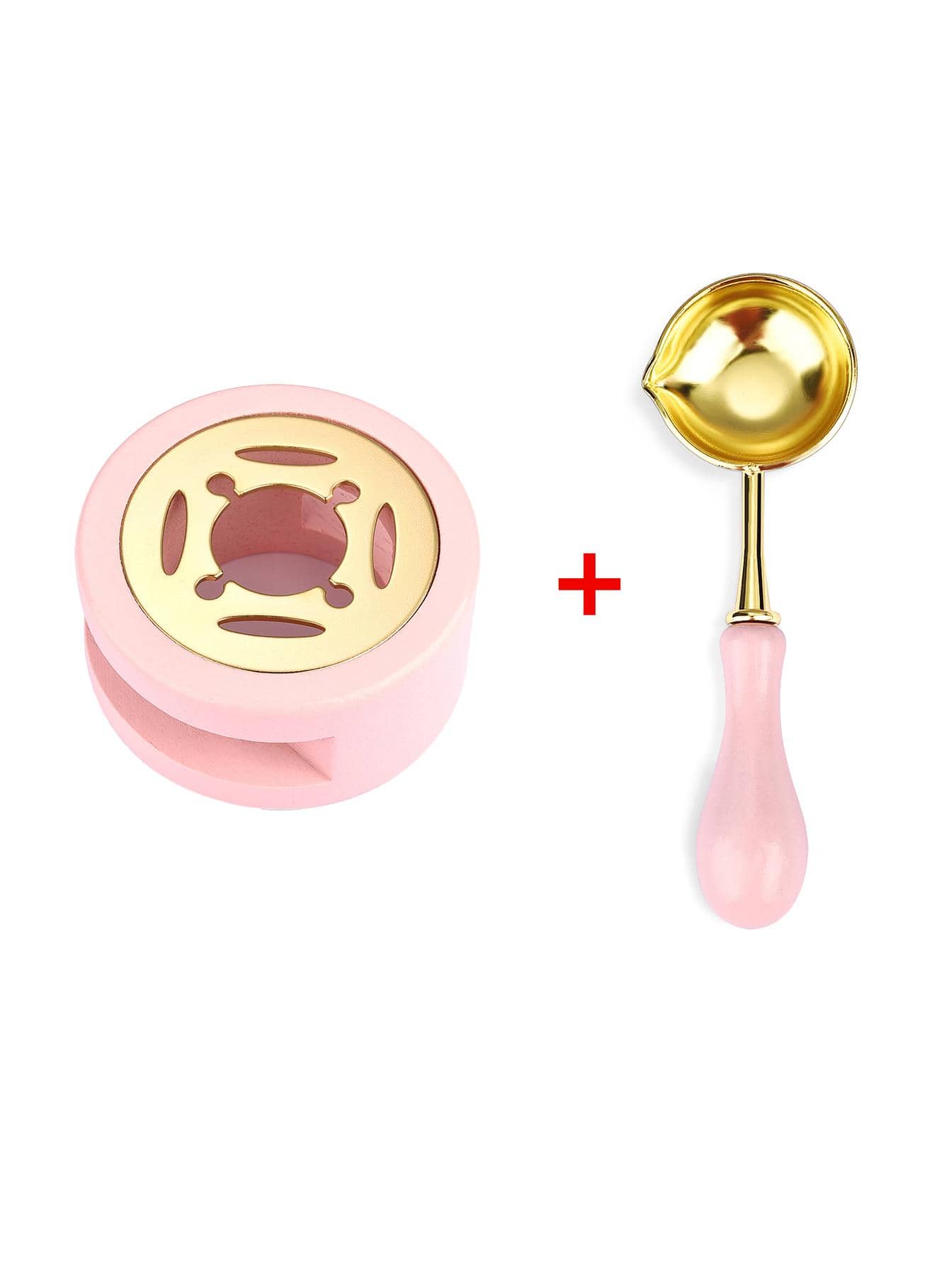 1pc Two Tone Hollow Wax Melting Furnace Stove With Wax Spoon, Vintage Multi-Purpose Wax Melting Furnace For Letter, Envelope, Stamp Back To School,Back To School,School Supplies