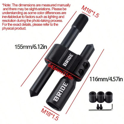 1pc Universal Car Gear Shift Extension Rod, Adjustable Aluminum Alloy Gear Lever, H-Shaped, Black/Red 2 Colors Available