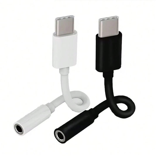 1pc USB-C To 3.5mm Female Headphone Jack Adapter, USB-C To Aux Audio Converter Cable Compatible With IPhone 17/16/15 Plus/Pro Max, Galaxy S25/S24/S23/S22/S21 Ultra And Other Devices