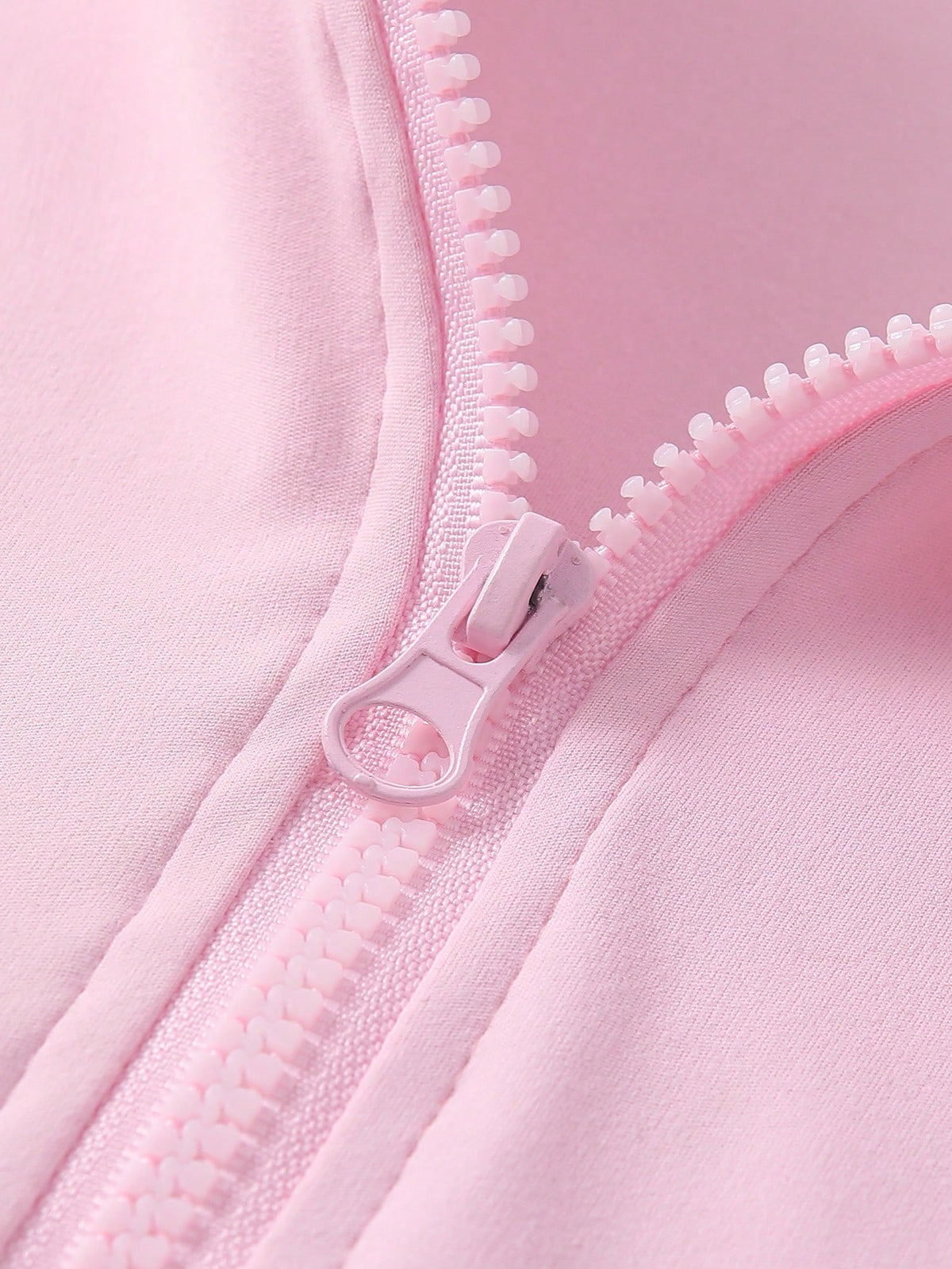 1pc Women Plus Size All Season Thumb Hole Fitted Yoga Fitness Jacket, Suitable For Running And Yoga Pink Spring Sports