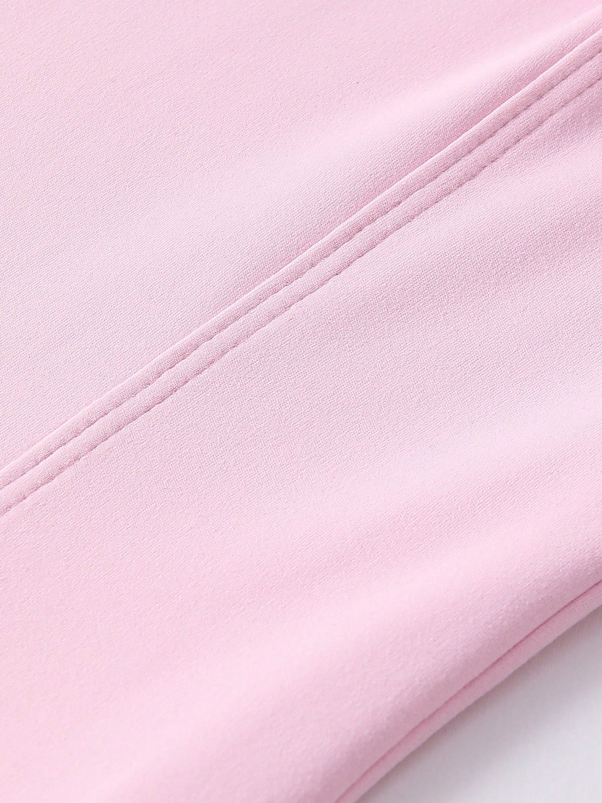 1pc Women Plus Size All Season Thumb Hole Fitted Yoga Fitness Jacket, Suitable For Running And Yoga Pink Spring Sports