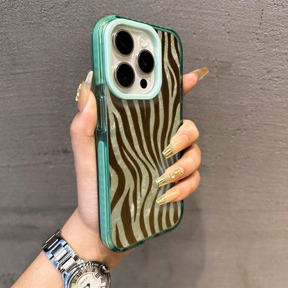 1PC Zebra Print Phone Case, Animal Skin Style, Phone Case For IPhone 17 Pro Max 17 Air 17Pro 16 15 14 13 12 11 Pro Max, Gift, Bold Stripes Pattern, Wild Animal Design, Striped Texture, Nature Lover P