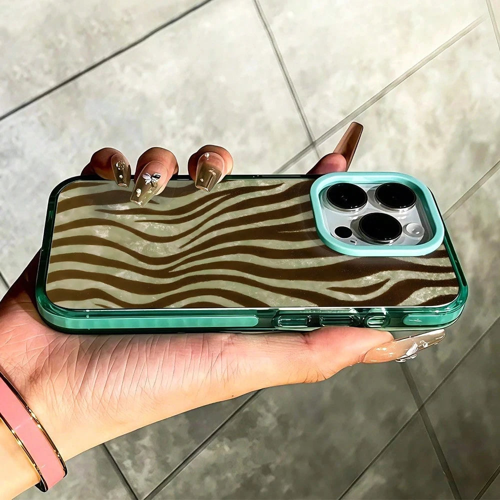 1PC Zebra Print Phone Case, Animal Skin Style, Phone Case For IPhone 17 Pro Max 17 Air 17Pro 16 15 14 13 12 11 Pro Max, Gift, Bold Stripes Pattern, Wild Animal Design, Striped Texture, Nature Lover P