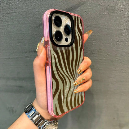 1PC Zebra Print Phone Case, Animal Skin Style, Phone Case For IPhone 17 Pro Max 17 Air 17Pro 16 15 14 13 12 11 Pro Max, Gift, Bold Stripes Pattern, Wild Animal Design, Striped Texture, Nature Lover P