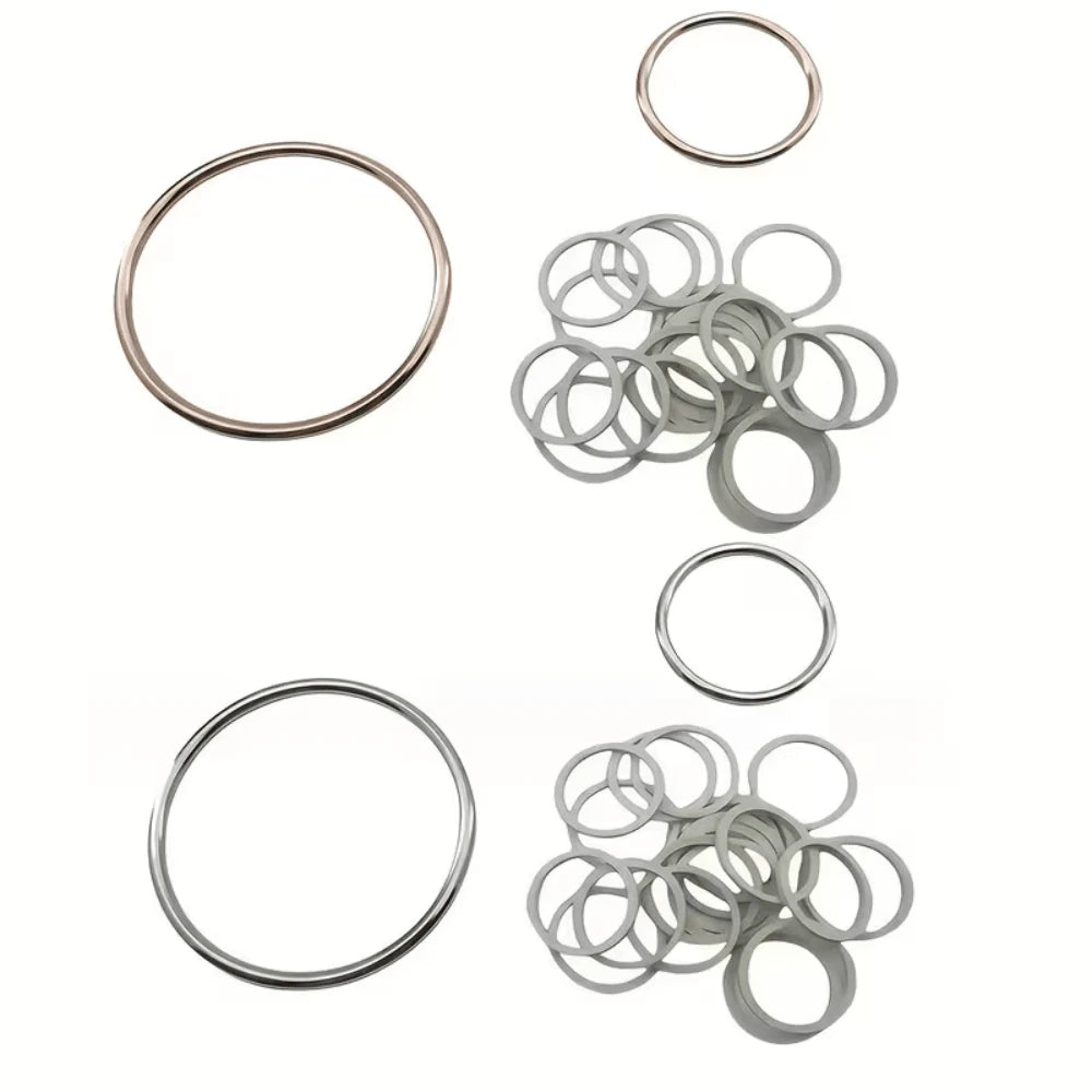2/3/4/6Pcs Invisible Clothing Accessories Rubber Band Set Shirt Skirt Clip Back Tight Metal Ring Short Sleeve T-Shirt Skirt Suit Waist Buckle Back Clip Ring, Waist Cincher