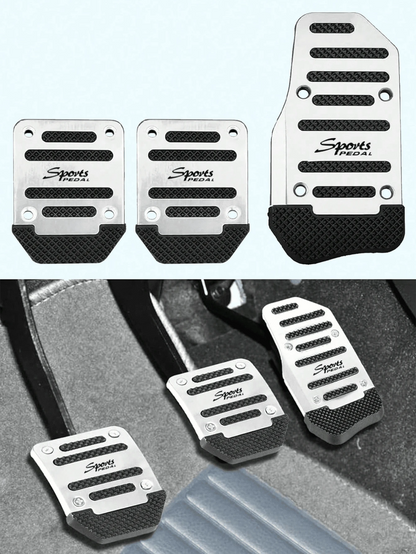 2/3 Pieces Set: Car Brake & Accelerator Pedals, Non-Slip Pedal Covers, For Manual/Automatic Transmissions- Car Accessories