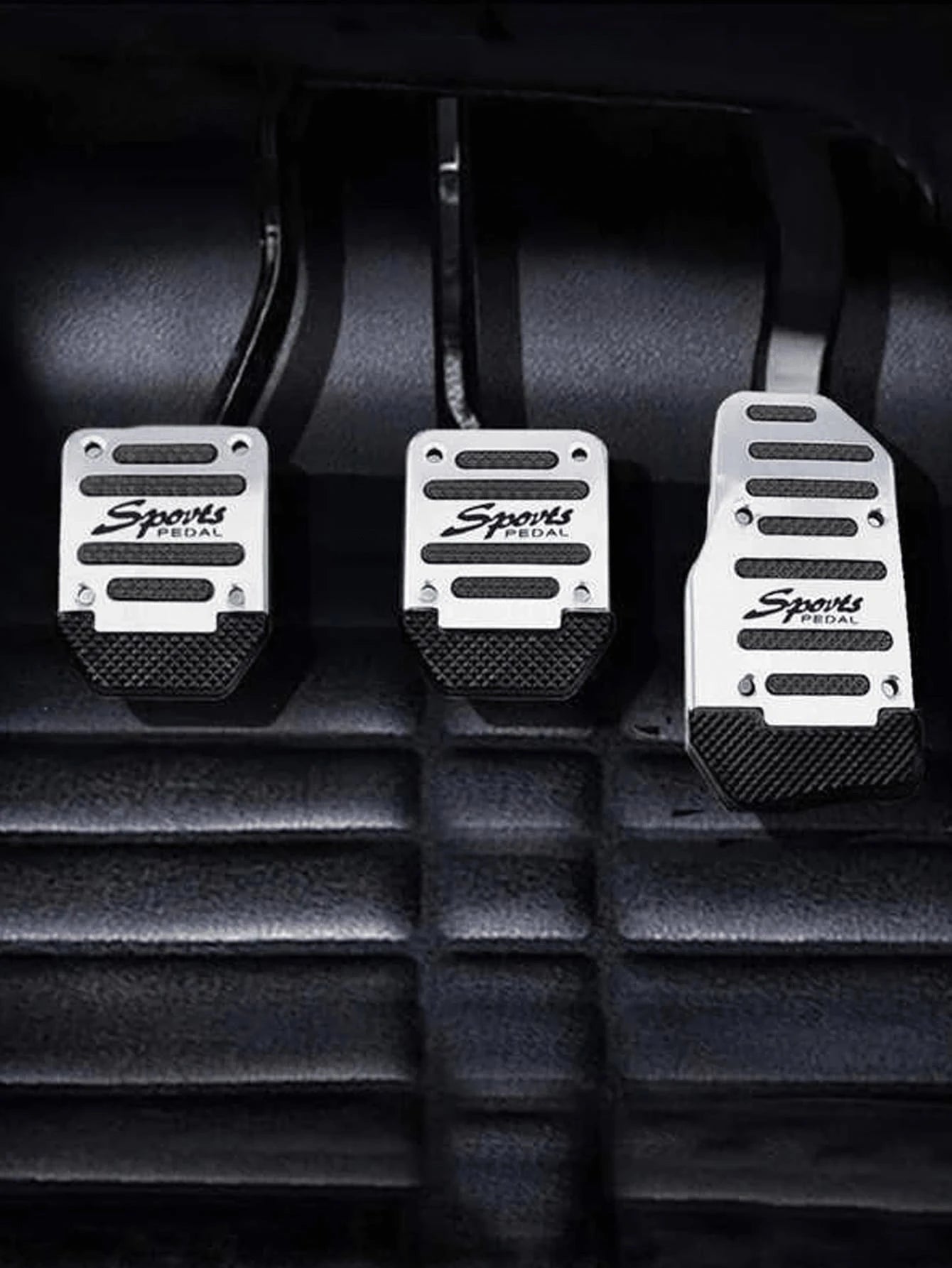 2/3 Pieces Set: Car Brake & Accelerator Pedals, Non-Slip Pedal Covers, For Manual/Automatic Transmissions- Car Accessories