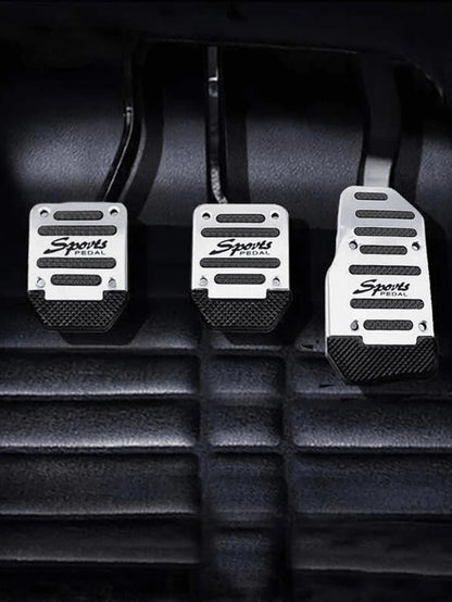 2/3 Pieces Set: Car Brake & Accelerator Pedals, Non-Slip Pedal Covers, For Manual/Automatic Transmissions- Car Accessories