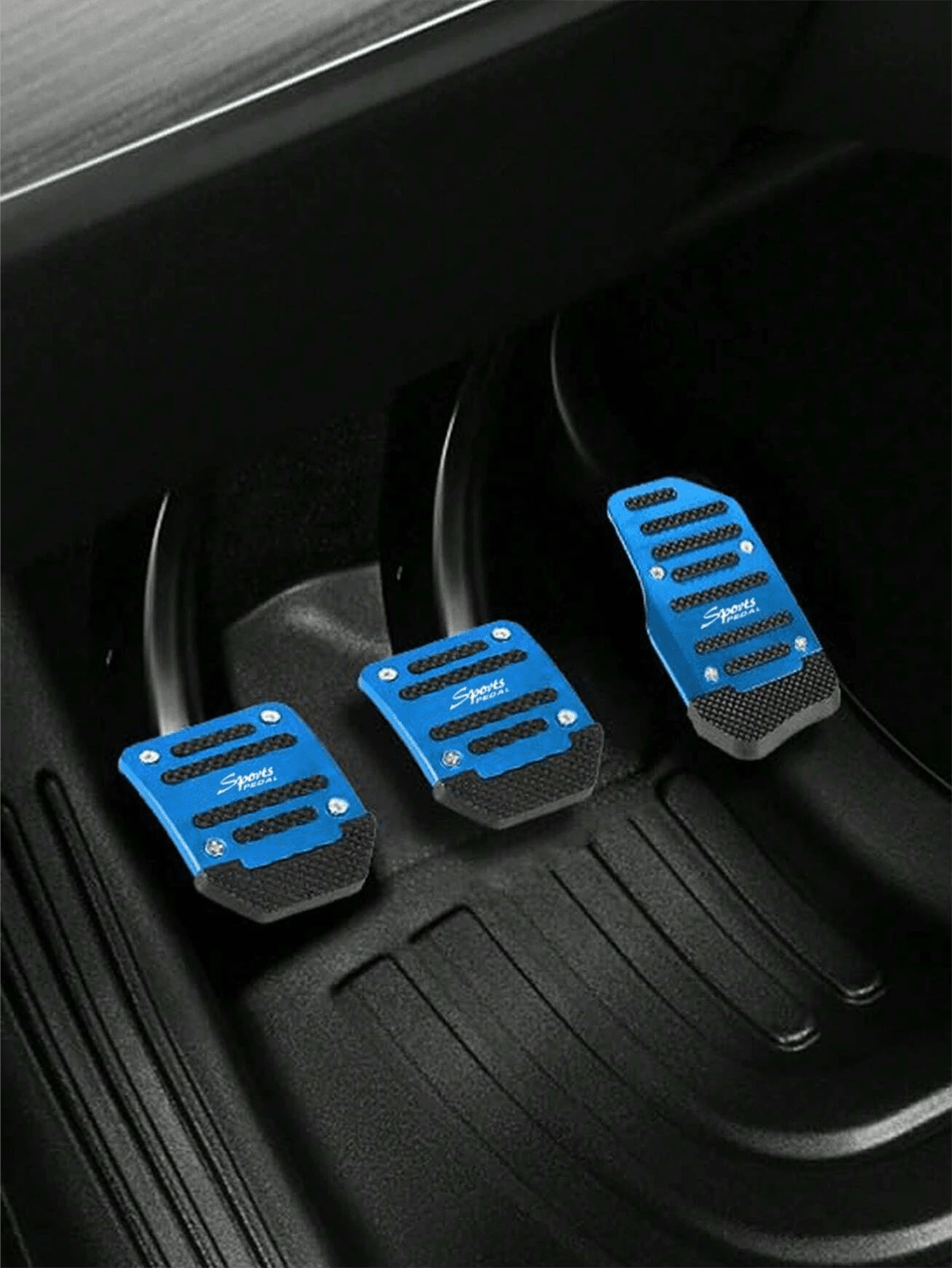 2/3 Pieces Set: Car Brake & Accelerator Pedals, Non-Slip Pedal Covers, For Manual/Automatic Transmissions- Car Accessories