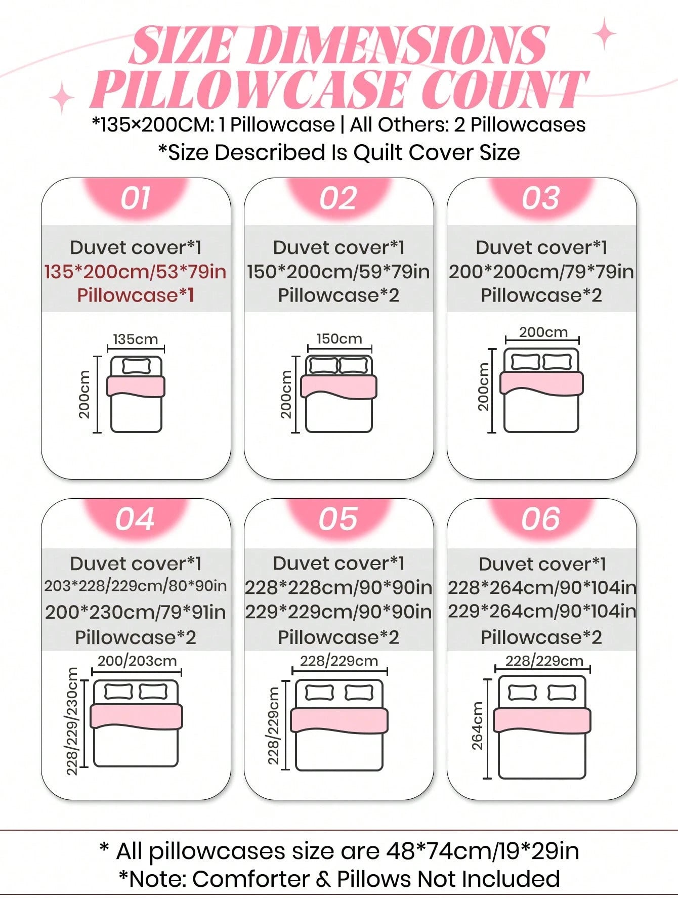 2/3pcs Bedding Set, Duvet Cover Set, Pink Bow Printed Soft & Comfortable Bedding, Sweet Girl Style Bedroom Decor, Breathable Anti-Dust Microfiber, Suitable For Single/Double/King Size Beds, Includes 1