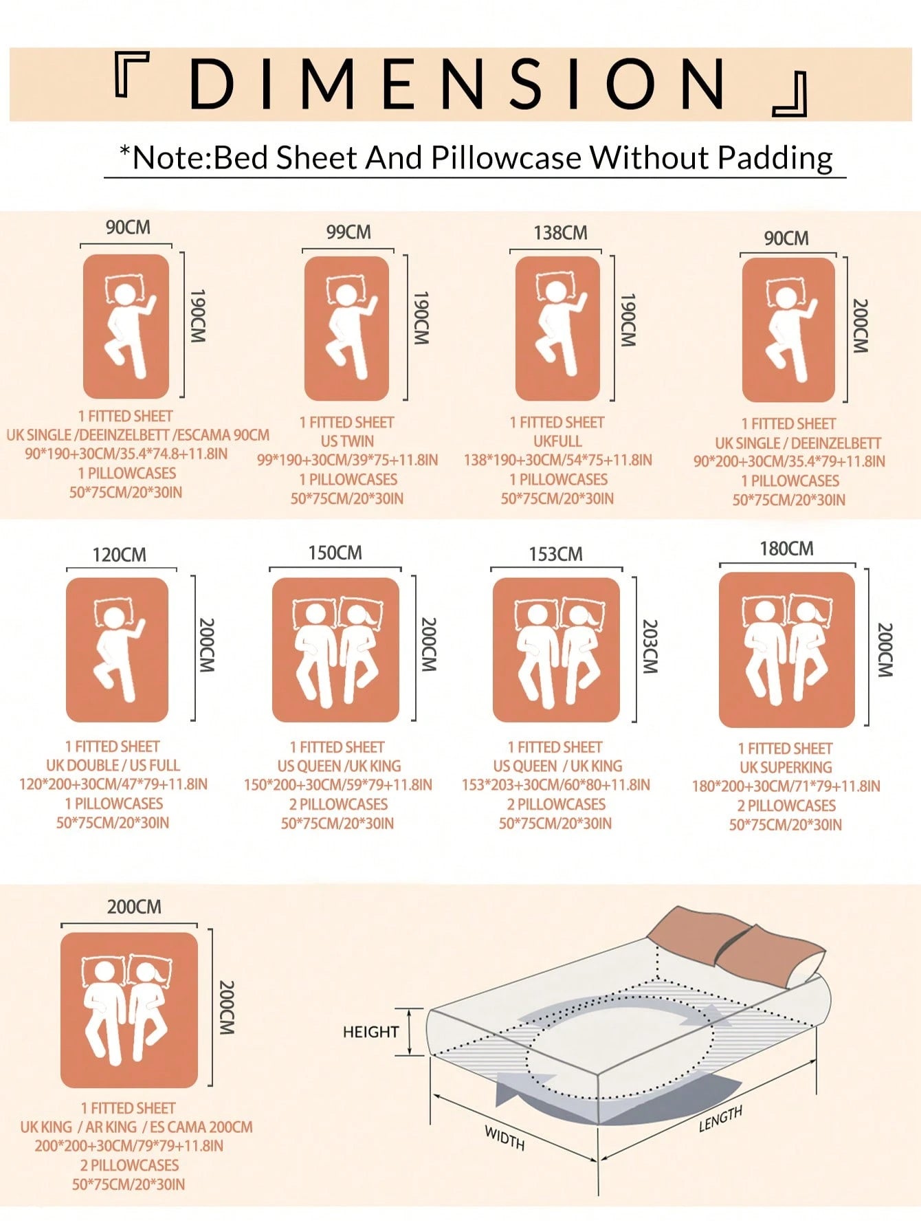 2/3PCS Space Cartoon Astronaut Fitted Sheet Set Soft Breathable Bedding For All Seasons Twin/Full/Queen 100% Polyester Machine Washable