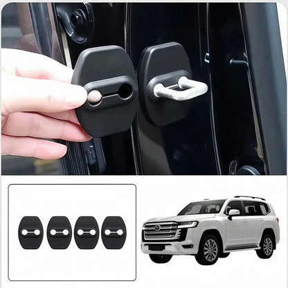 2/4pcs Car Door Lock Silicone Covers, Shock Absorbing Anti-Noise, Wear-Resistant Protection, Effectively Protect Car Door Locks