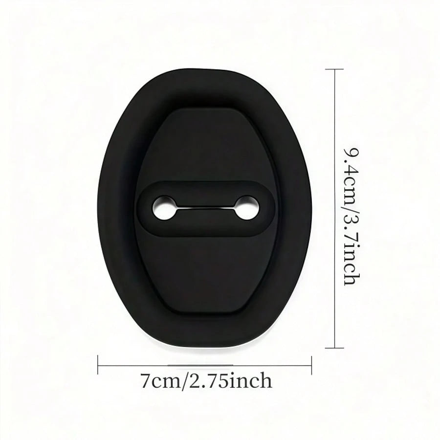 2/4pcs Car Door Lock Silicone Covers, Shock Absorbing Anti-Noise, Wear-Resistant Protection, Effectively Protect Car Door Locks