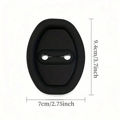2/4pcs Car Door Lock Silicone Covers, Shock Absorbing Anti-Noise, Wear-Resistant Protection, Effectively Protect Car Door Locks