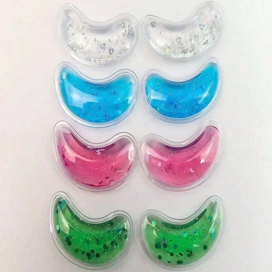 2/4pcs Reusable Eye Beauty Gel Pads, Relieve Eye Fatigue, Eye Care & Cooling, Suitable For Eye Mask Treatment