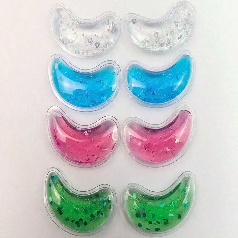 2/4pcs Reusable Eye Beauty Gel Pads, Relieve Eye Fatigue, Eye Care & Cooling, Suitable For Eye Mask Treatment