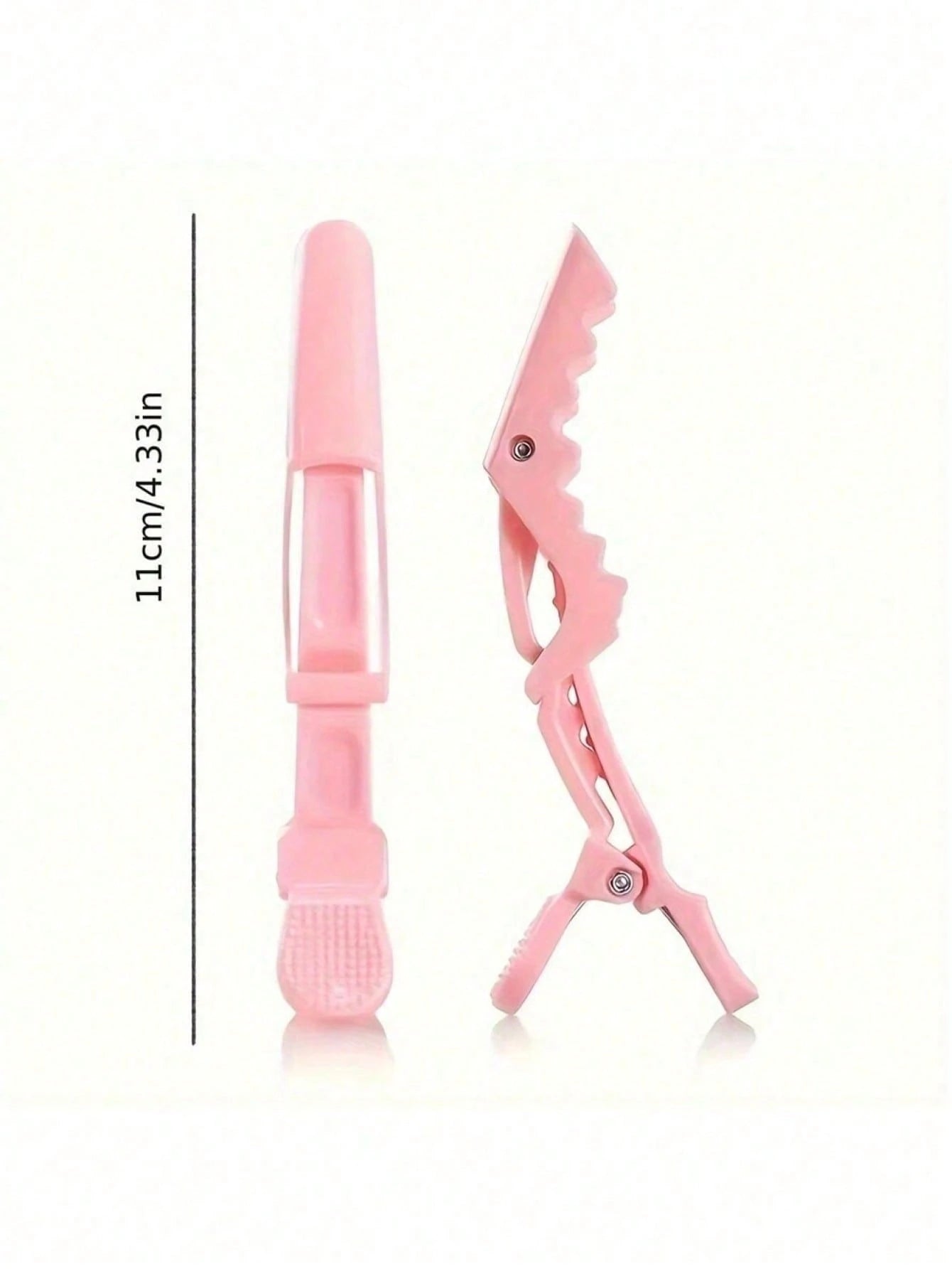 2/5/10pcs Non-Slip Plastic Crocodile Hair Clips, Long Mouth & Crane Mouth Sectioning Clips, Multi-Functional Hair Positioning Clips, Professional Salon Hair Styling Tools, Suitable For Barbers, Hairst