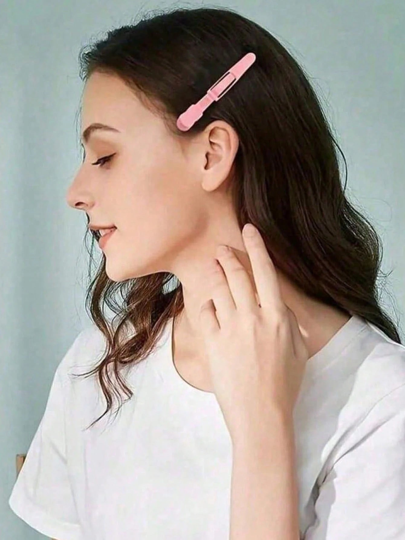 2/5/10pcs Non-Slip Plastic Crocodile Hair Clips, Long Mouth & Crane Mouth Sectioning Clips, Multi-Functional Hair Positioning Clips, Professional Salon Hair Styling Tools, Suitable For Barbers, Hairst