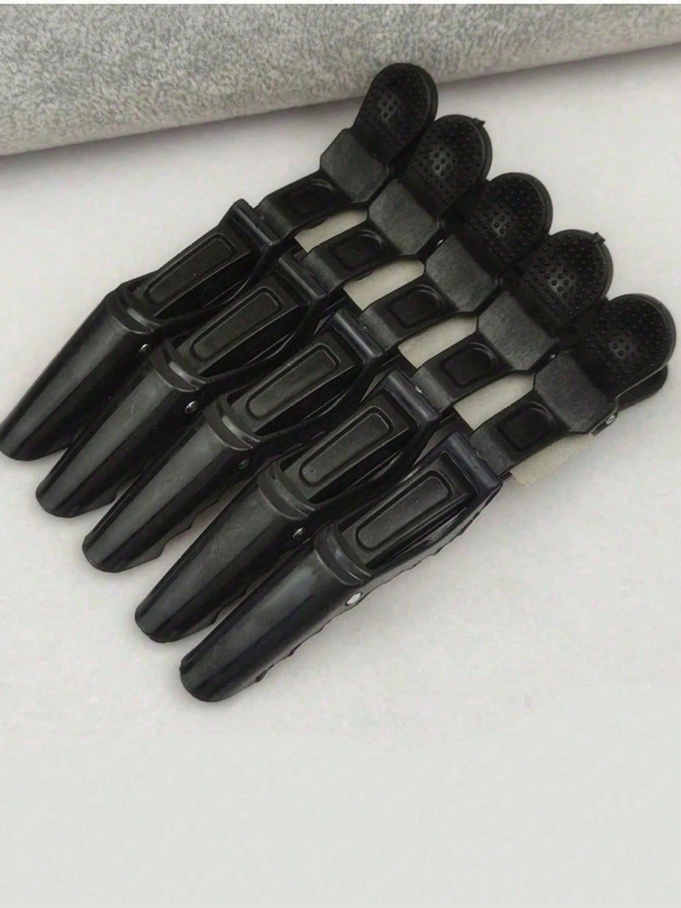 2/5/10pcs Non-Slip Plastic Crocodile Hair Clips, Long Mouth & Crane Mouth Sectioning Clips, Multi-Functional Hair Positioning Clips, Professional Salon Hair Styling Tools, Suitable For Barbers, Hairst