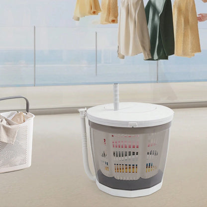 2 In 1 Non-Electric Washing Machine, Compact Washer Spin Dryer, Hand Washer