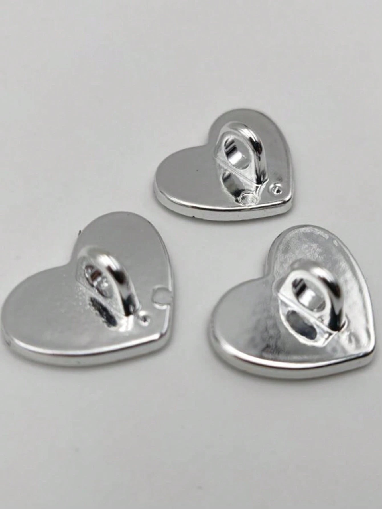 2 Pcs Diy Phone Case Decoration Accessory With Adhesive Base, Heart Shaped Pendant And Hanging Hook