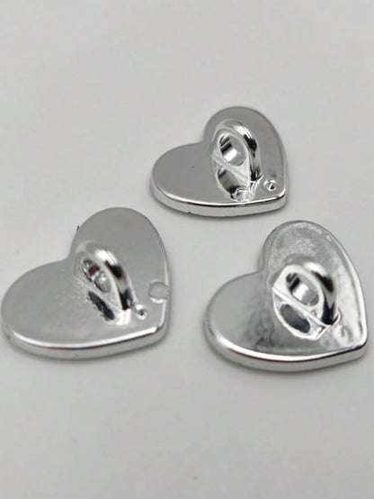 2 Pcs Diy Phone Case Decoration Accessory With Adhesive Base, Heart Shaped Pendant And Hanging Hook