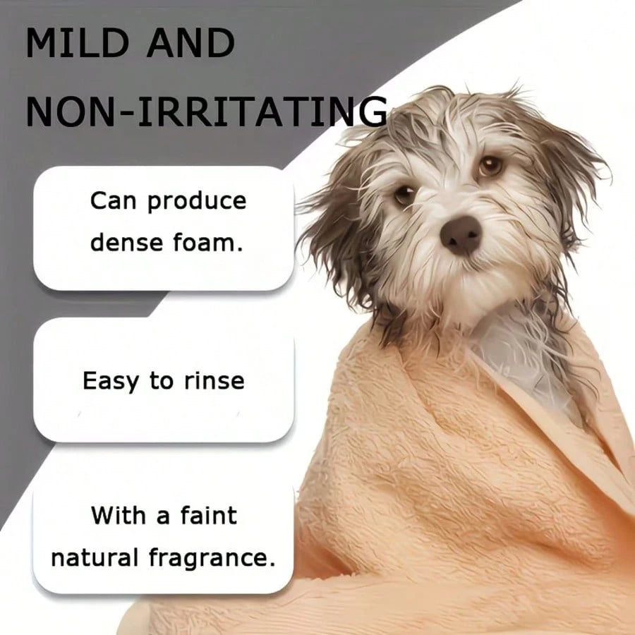 2-Piece Pack- Pure Lavender Essential Oil Pet Shampoo- Has The Functions Of Cleaning, Moisturizing And Adding Fragrance. Does Not Contain Irritating Ingredients. This Is A Pet-Friendly Shampoo Speci