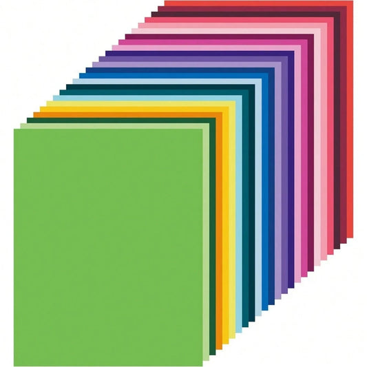 20/50/100 Sheet Colored Card Stock Printer Paper, Pastel Construction Paper For Scrapbook Office Printing DIY Raft 8.3x11.6 Inch