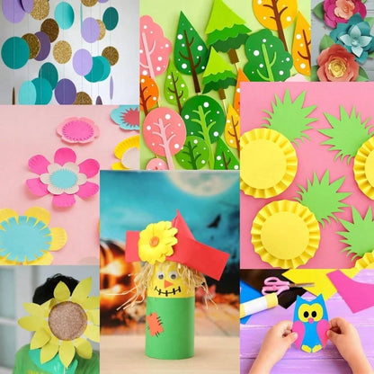 20/50/100 Sheet Colored Card Stock Printer Paper, Pastel Construction Paper For Scrapbook Office Printing DIY Raft 8.3x11.6 Inch