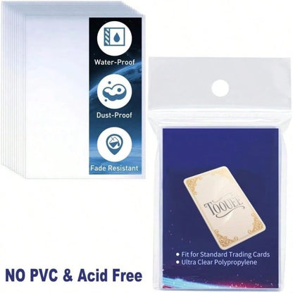 200 Pcs Potocard Eeves 58*89mm 4 Mil Tick Ultra Clear Poto Card Eeves PVC Free And Acid Free Potoca Older Ca Collector, Lovers. 200, 58*89mm
