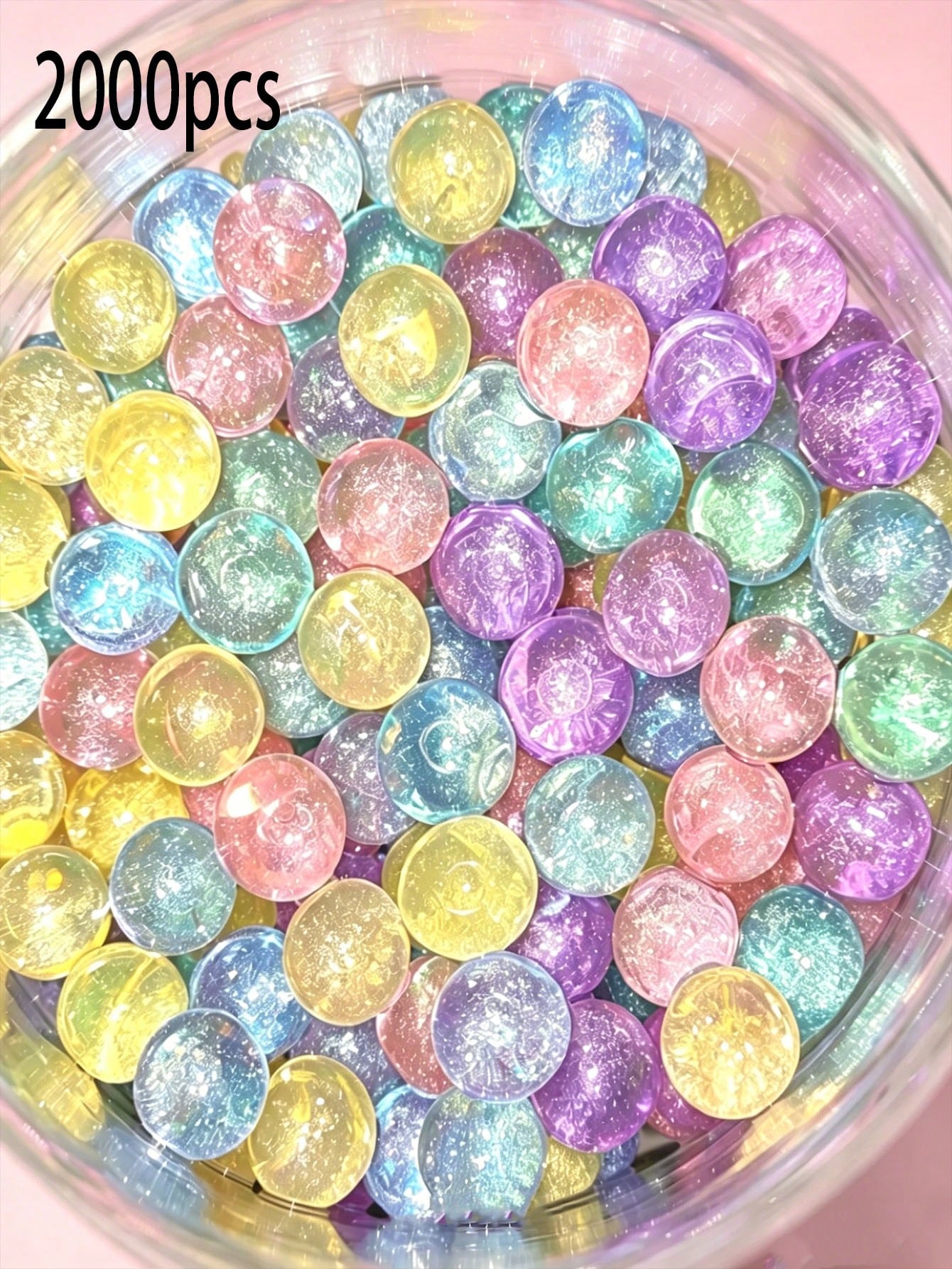 2000pcs Water Beads, Ideal For Vase Filler, Floating Candles, Wedding Centerpiece Decor, Plants And Home Decor, Also Elegant Thanksgiving Decor Gift, Birthday Gift, Graduation Gift, Housewarming Decor