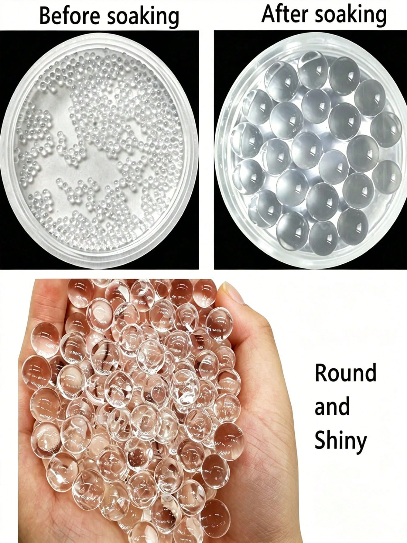 2000pcs Water Beads, Ideal For Vase Filler, Floating Candles, Wedding Centerpiece Decor, Plants And Home Decor, Also Elegant Thanksgiving Decor Gift, Birthday Gift, Graduation Gift, Housewarming Decor
