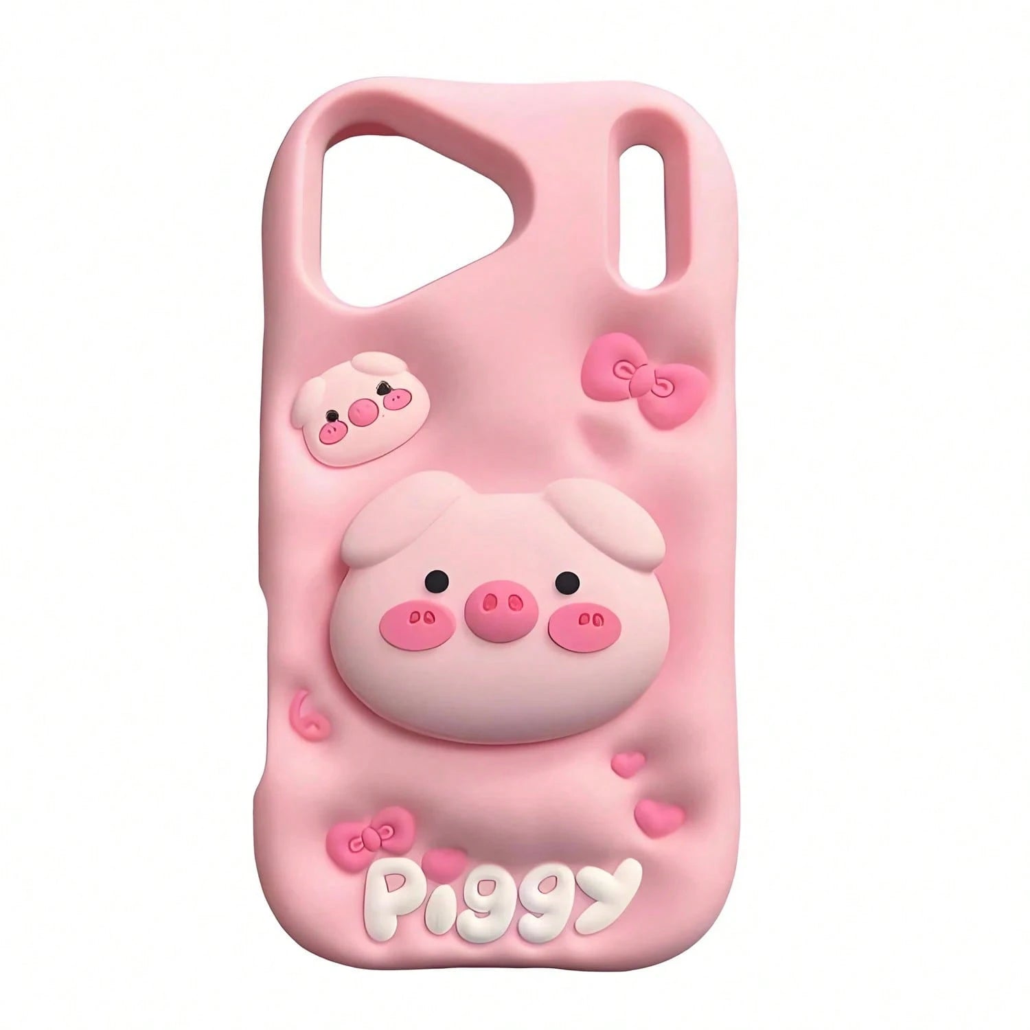 2025 New Design 17, 17 Pro, 17 Pro 3D Cute Cartoon Soft Silicone Shockproof Protective Covers Phone Back