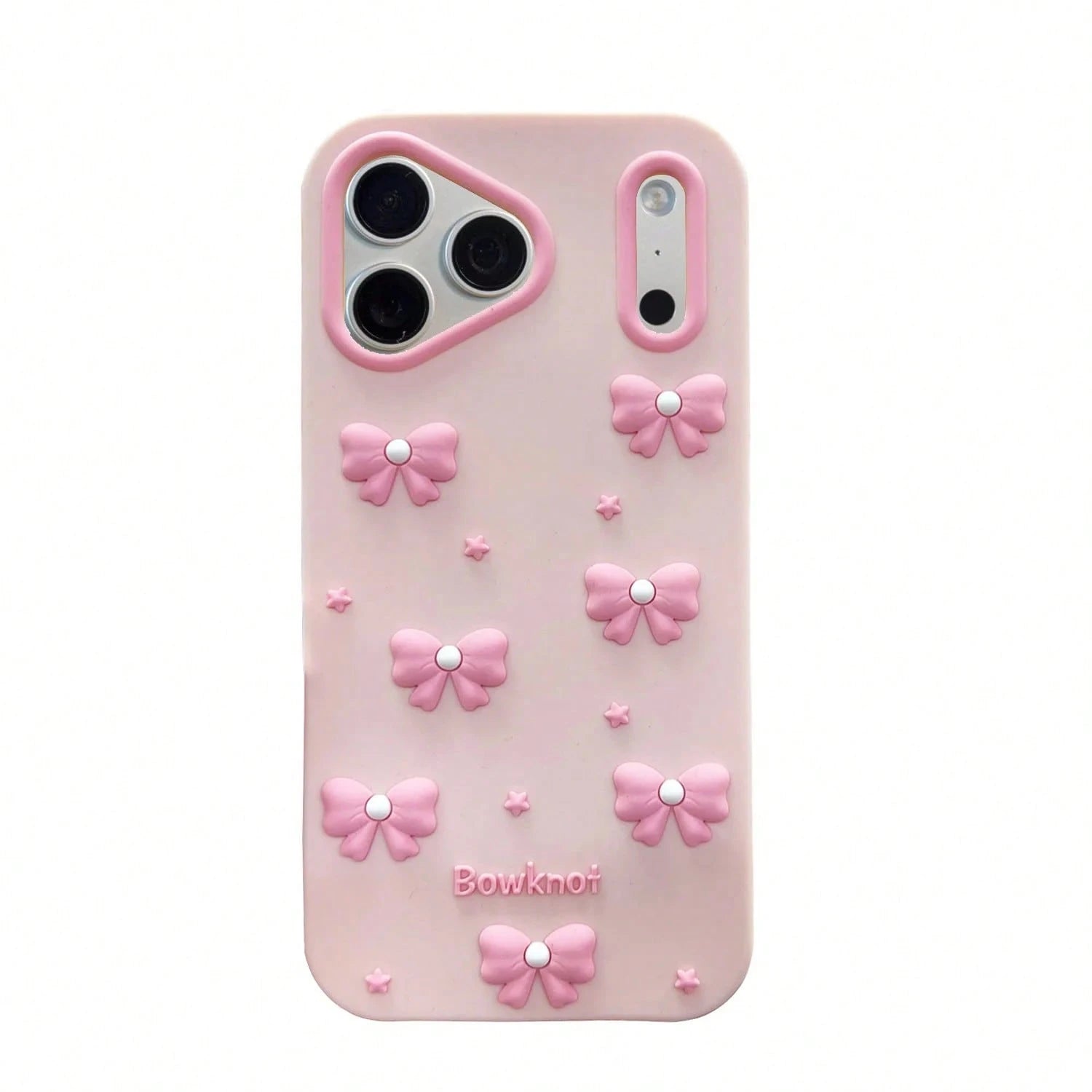 2025 New Design 17, 17 Pro, 17 Pro 3D Cute Cartoon Soft Silicone Shockproof Protective Covers Phone Back