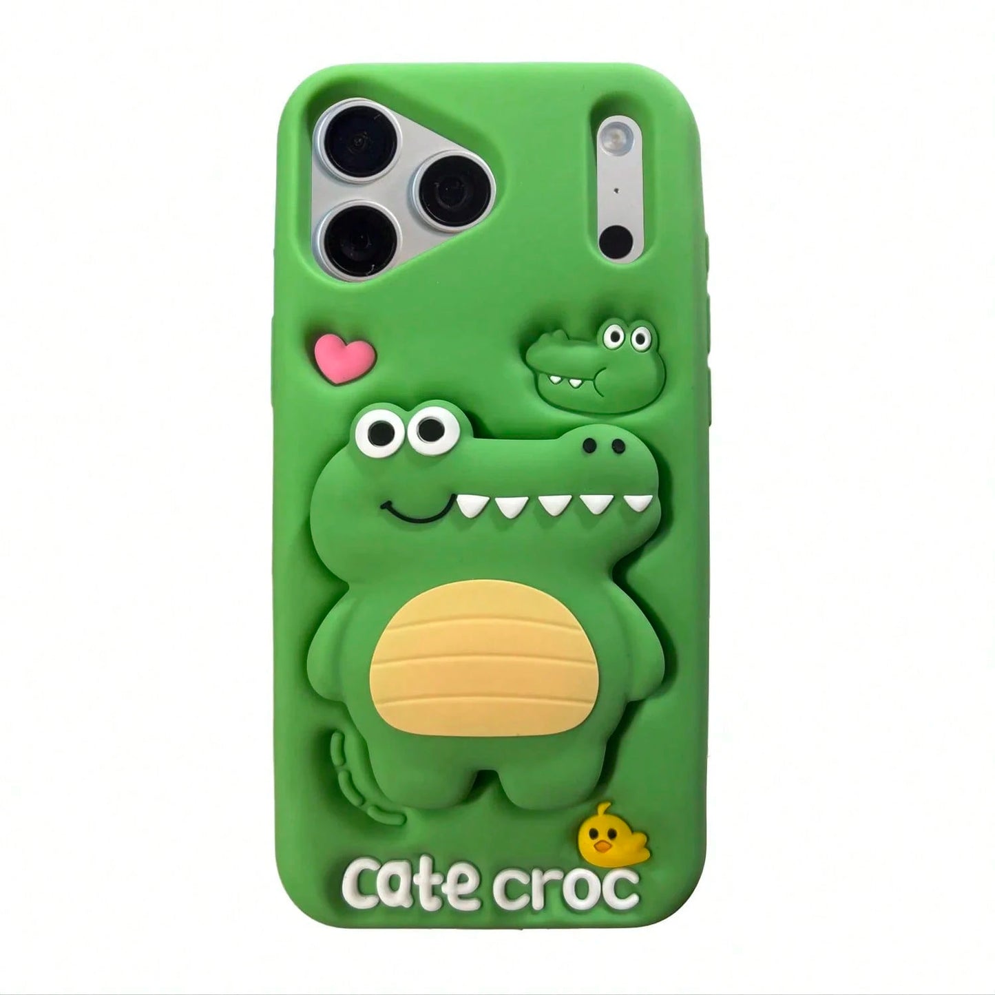 2025 New Design 17, 17 Pro, 17 Pro 3D Cute Cartoon Soft Silicone Shockproof Protective Covers Phone Back