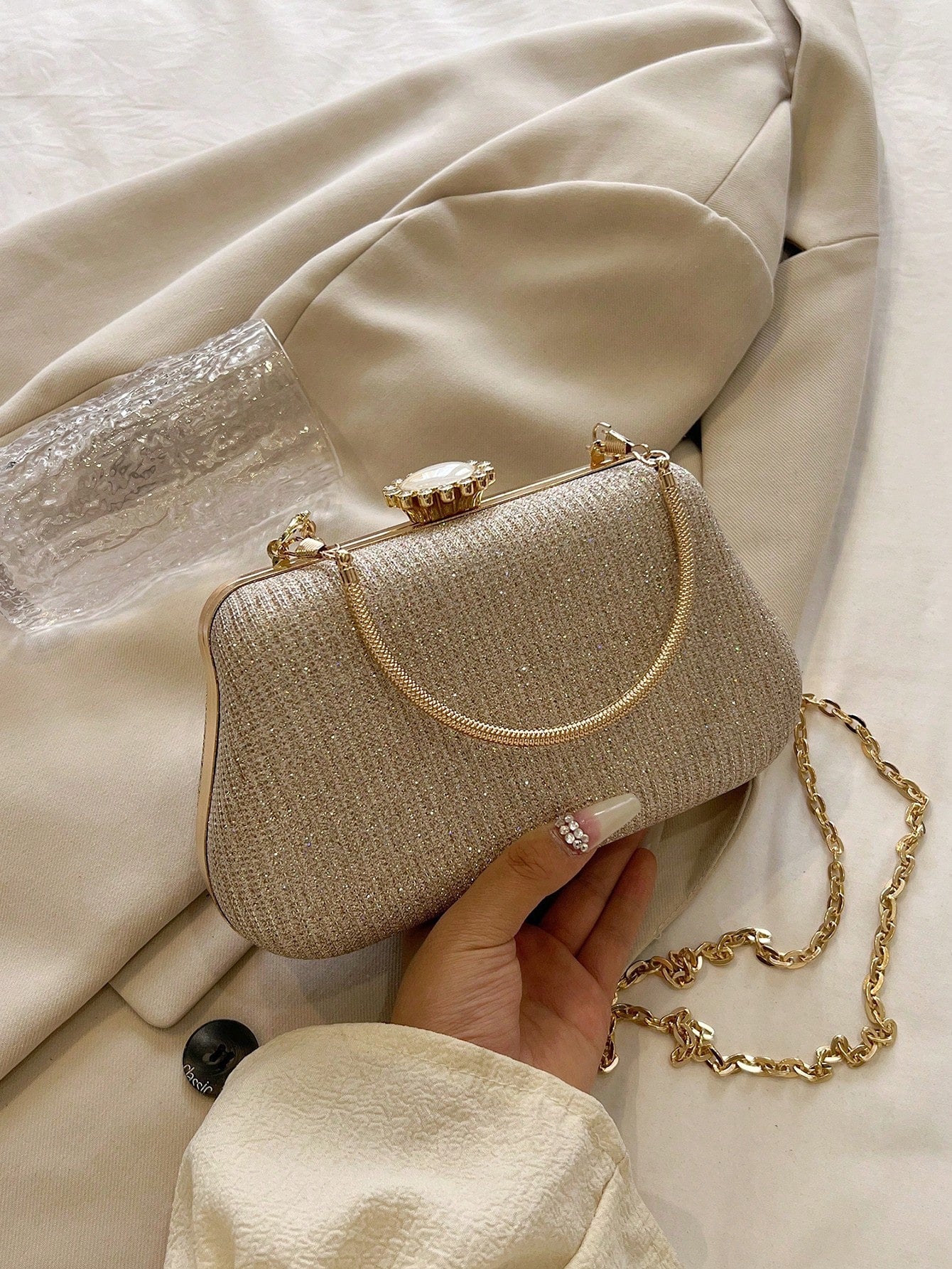 2025 New Party/Wedding Shoulder Handbag, Classic Crossbody Evening Clutch, Fashionable Clutch Bags For Woman,Wedding, Party Bags, Wedding Items,Bride