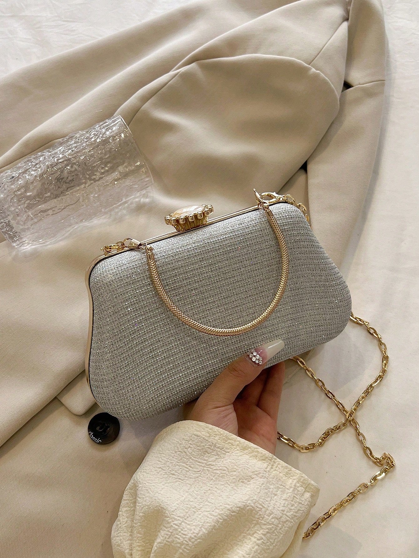 2025 New Party/Wedding Shoulder Handbag, Classic Crossbody Evening Clutch, Fashionable Clutch Bags For Woman,Wedding, Party Bags, Wedding Items,Bride