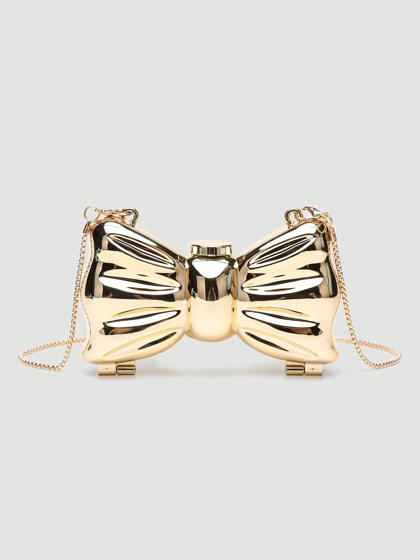 2025 Spring/Summer New Bow Art Yuansu Feng Chain Women's Small Square Bag, Minimalist Shoulder & Crossbody Bag