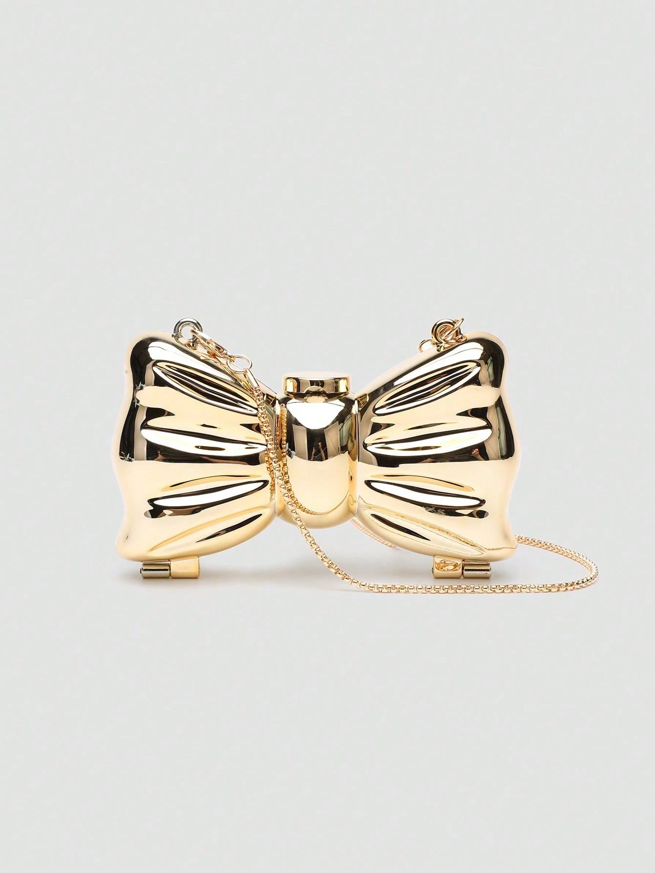 2025 Spring/Summer New Bow Art Yuansu Feng Chain Women's Small Square Bag, Minimalist Shoulder & Crossbody Bag