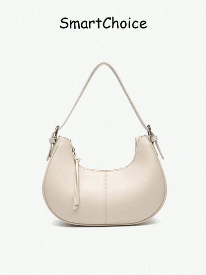 2026 New Niche Women's Handbag, Versatile Shoulder Underarm Bag, Casual Fashion Crescent Bag, Minimalist Hand-Carried Bag