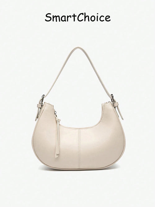2026 New Niche Women's Handbag, Versatile Shoulder Underarm Bag, Casual Fashion Crescent Bag, Minimalist Hand-Carried Bag