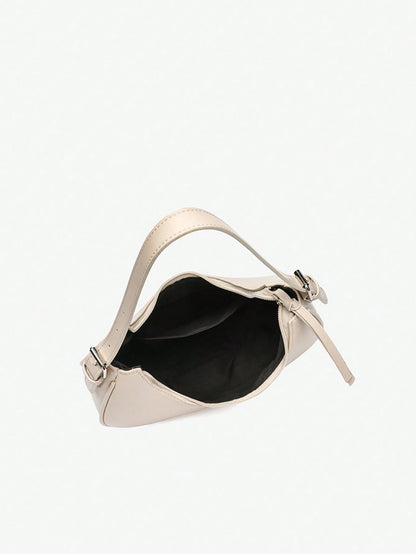 2026 New Niche Women's Handbag, Versatile Shoulder Underarm Bag, Casual Fashion Crescent Bag, Minimalist Hand-Carried Bag