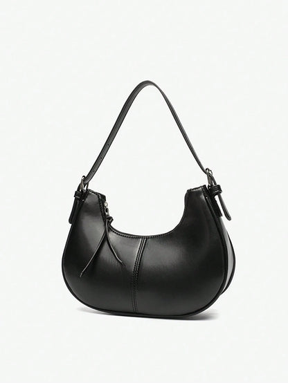 2026 New Niche Women's Handbag, Versatile Shoulder Underarm Bag, Casual Fashion Crescent Bag, Minimalist Hand-Carried Bag