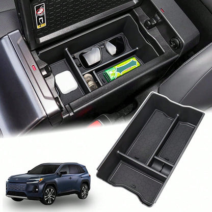 2026 T/O/Y/O/T/A RAV4 Center Console Organizer Tray, ABS Armrest Storage Box Insert Car Interior Accessories